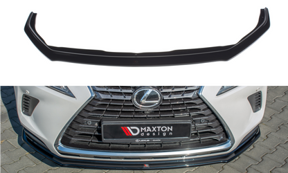 Maxton Design LE-NX-1F-H-FD1T Front Splitter Lexus NX (Facelift) | ML Performance UK Car Parts