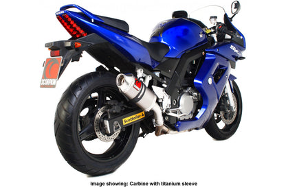 Scorpion ESI88CFO Suzuki SV650 Carbine Slip-On - Carbon Fibre Sleeve | ML Performance EU EU