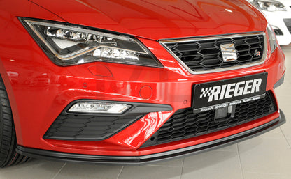 Rieger 00027030 SEAT 5F Front Splitter (Leon FR & Leon Cupra) 5 | ML Performance EU Car Parts
