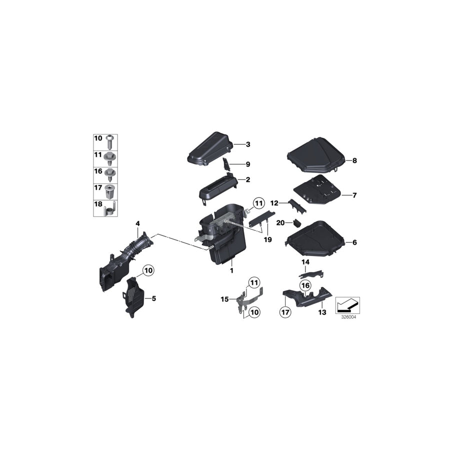 Genuine BMW 12907594605 F01 F02 Retainer For Grommet (Inc. Ghost, 760LiS & Hybrid 7L) | ML Performance EU