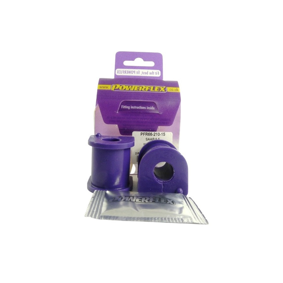 Powerflex PFR66-210-15 Vauxhall - Opel Saab Rear Anti Roll Bar Bush 15mm (Inc. Vectra B & 9-5) | ML Performance EU Car Parts