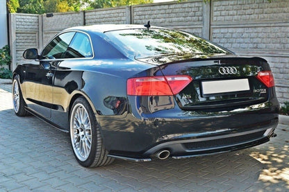 Maxton Design Audi A5 S-Line 8T Coupe / Sportback Central Rear Splitter (without vertical bars)