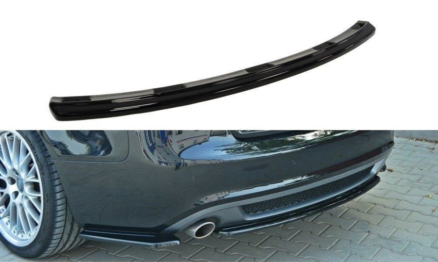 Maxton Design AU-A5-SLINE-RD1T Central Rear Splitter (without vertical bars) Audi A5 S-Line 8T Coupe / Sportback | ML Performance UK Car Parts