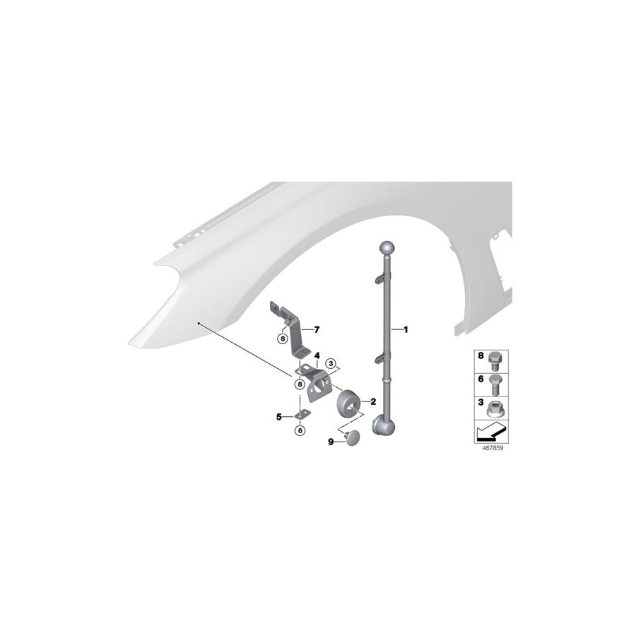 Genuine BMW 72607855807 G11 G12 Base Plate Left (Inc. 750LdX, 740Le & 730LdX) | ML Performance EU Car Parts