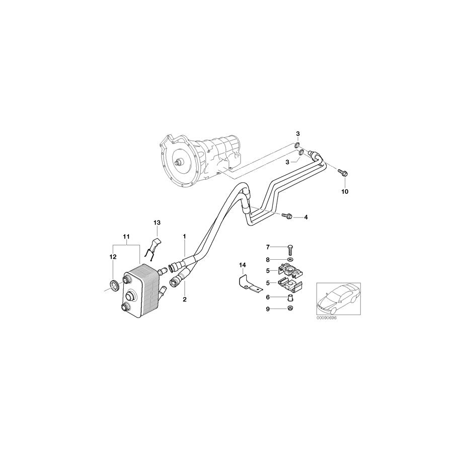 Genuine BMW 32416758253 E53 Holder (Inc.  & X5 3.0d) | ML Performance EU Car Parts