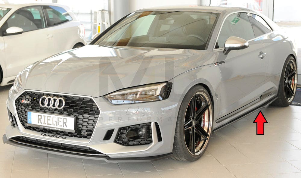 Rieger 00055481 Audi B9 F5 RS5 Side Skirt Splitter 8 | ML Performance EU Car Parts