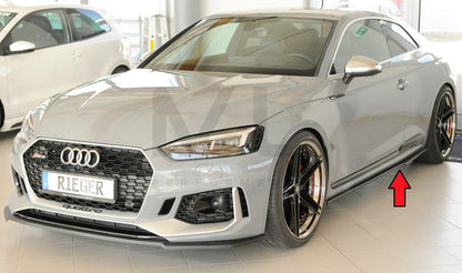 Rieger 00055481 Audi B9 F5 RS5 Side Skirt Splitter 8 | ML Performance EU Car Parts