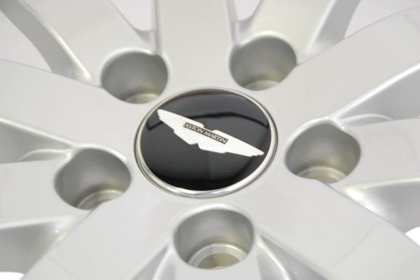 Aston Martin HY53-1A096-EA Wheel Centre Badge (Black-Black Inlay) | ML Performance EU Car Parts