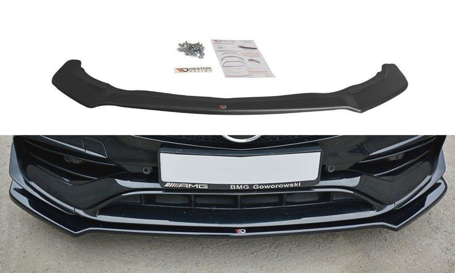Maxton Design ME-CLA-117F-AMG-FD2T Front Splitter V.2 Mercedes Benz CLA 45 AMG C117 (Facelift) | ML Performance EU Car Parts
