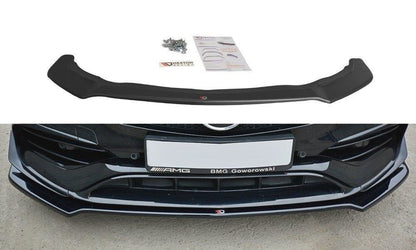 Maxton Design ME-CLA-117F-AMG-FD2T Front Splitter V.2 Mercedes Benz CLA 45 AMG C117 (Facelift) | ML Performance EU Car Parts