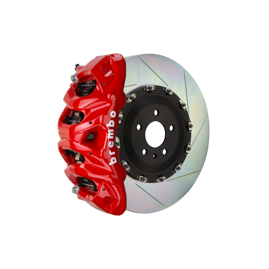 Brembo 1Q2.9605A Ford Lincoln Front GT 8-Pistons Slotted 2-piece Big Brake Kit 412x38mm (Inc. Expedition, F-150, Navigator)