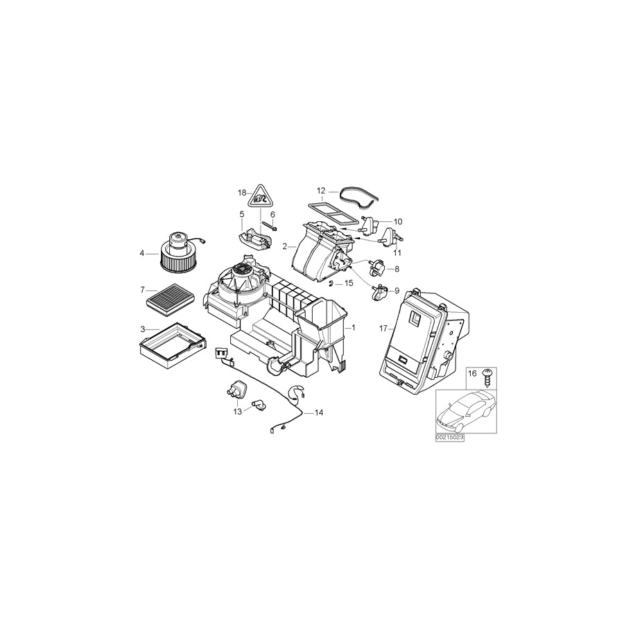 Genuine BMW 64116923438 E66 E67 Set Of Gaskets (Inc. 760LiS, 730Li & 745Li) | ML Performance EU Car Parts