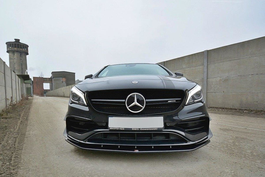 Maxton Design Mercedes Benz CLA 45 AMG C117 (Facelift) Front Splitter V.1