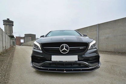 Maxton Design Mercedes Benz CLA 45 AMG C117 (Facelift) Front Splitter V.1