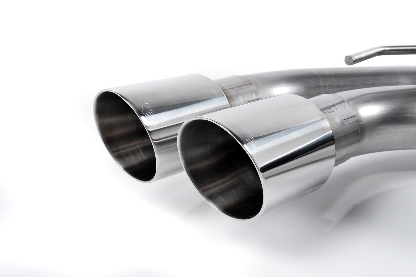 MillTek MCXAU101 Audi Coupe Downpipe-back Resonated with Polished OEM-Style Tips