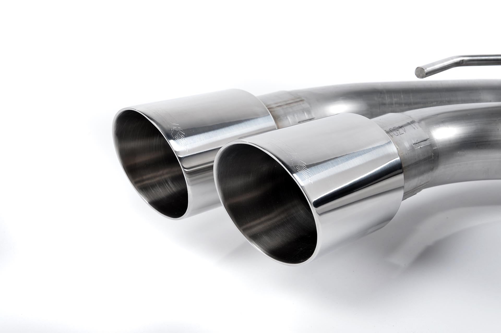 MillTek MCXAU101 Audi Coupe Downpipe-back Resonated with Polished OEM-Style Tips