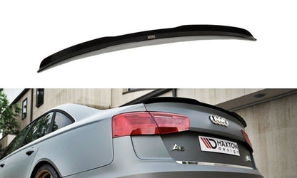 Maxton Design AU-A6-C7-SLINE-CAP1T Spoiler Cap Audi A6 / A6 S-Line C7 / C7 FL Sedan | ML Performance EU Car Parts