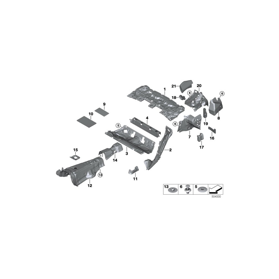 Genuine BMW 51487373564 F90 G30 Sound Insulating Wheel Housing Rear Rig. (Inc. 530iX, 540dX & 530dX) | ML Performance EU