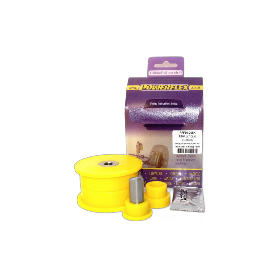 Powerflex PFF60-206K Renault Engine Dogbone Mount Kit (Inc. Scenic I, Megane I, Williams, Clio) | ML Performance EU Car Parts