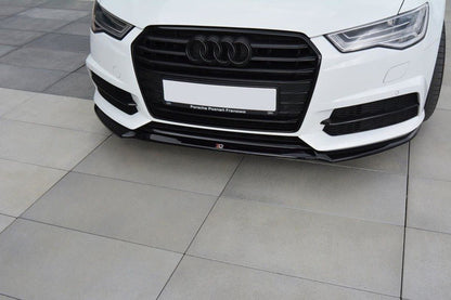 Maxton Design Audi S6 / A6 S-Line C7 FL Front Splitter V.1
