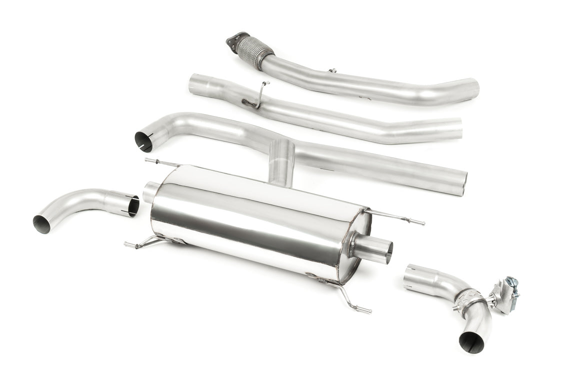 MillTek SSXAR18 Alfa Romeo Giulia Non-Resonated Valved Cat-Back Exhaust