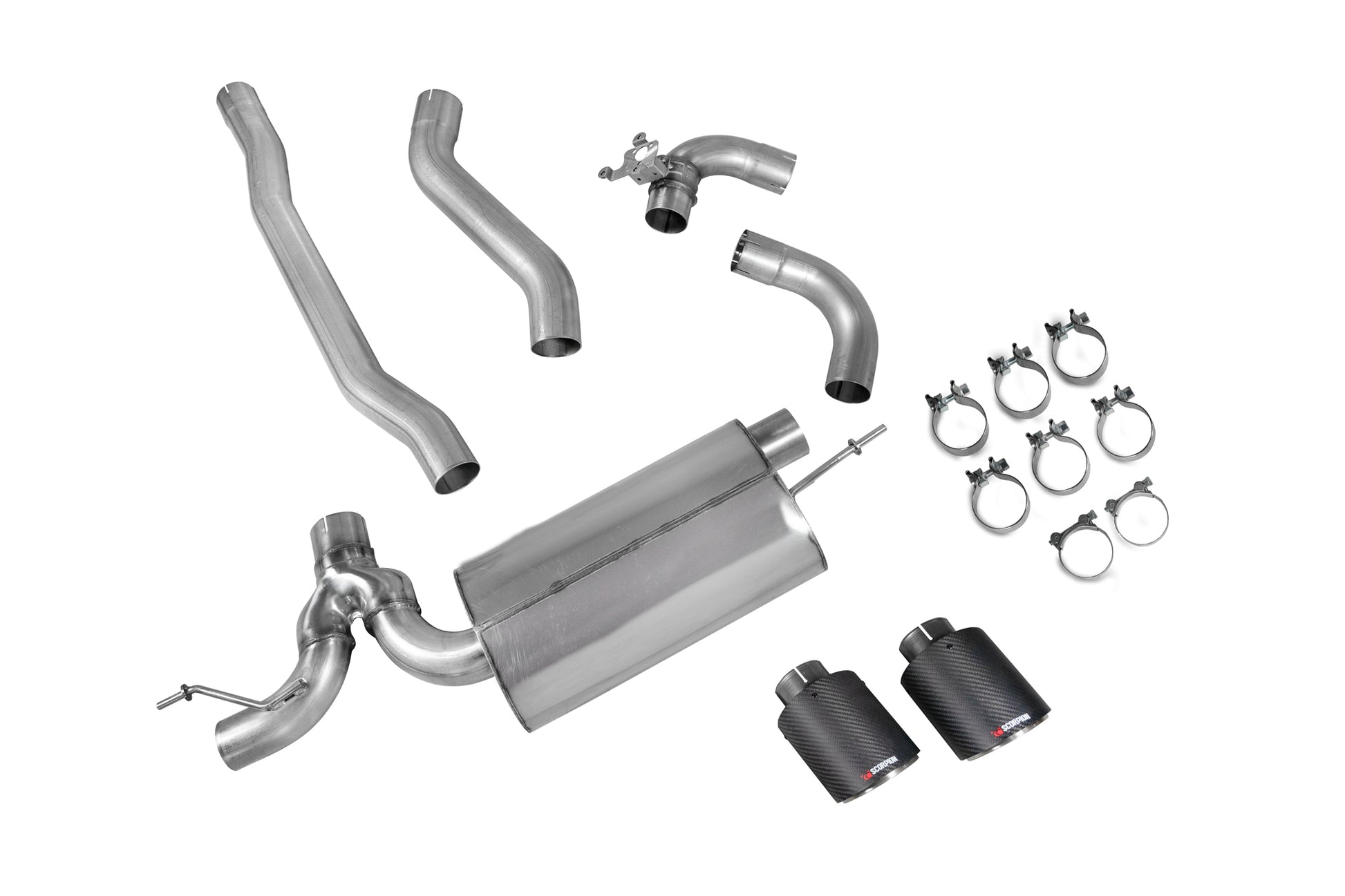 Scorpion SBM085CF BMW 128ti F40 Gpf-Back System With Electronic Valve | ML Performance EU EU