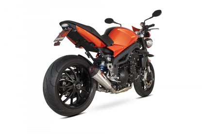 Scorpion RTR66SESEO Triumph Speed Triple 1050 Serket Taper Slip-On - Brushed Stainless Steel Sleeve | ML Performance EU EU