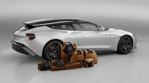 Aston Martin 707559 Vanquish Zagato Shooting Brake 5 Piece Luggage Set | ML Performance EU Car Parts