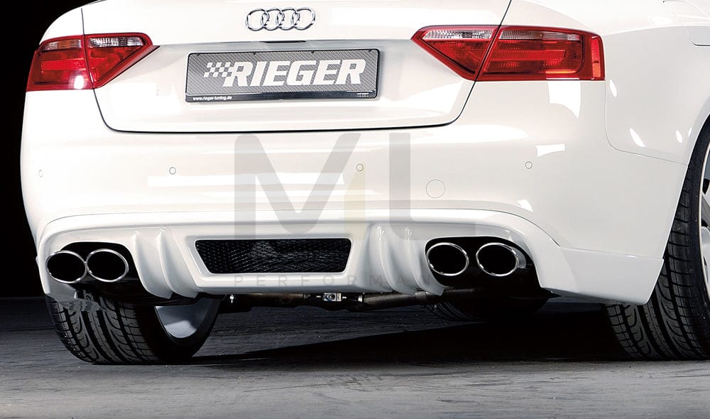 Rieger 00055408 Audi B8 B81 Rear Diffuser (A5 & S5) 1 | ML Performance EU Car Parts