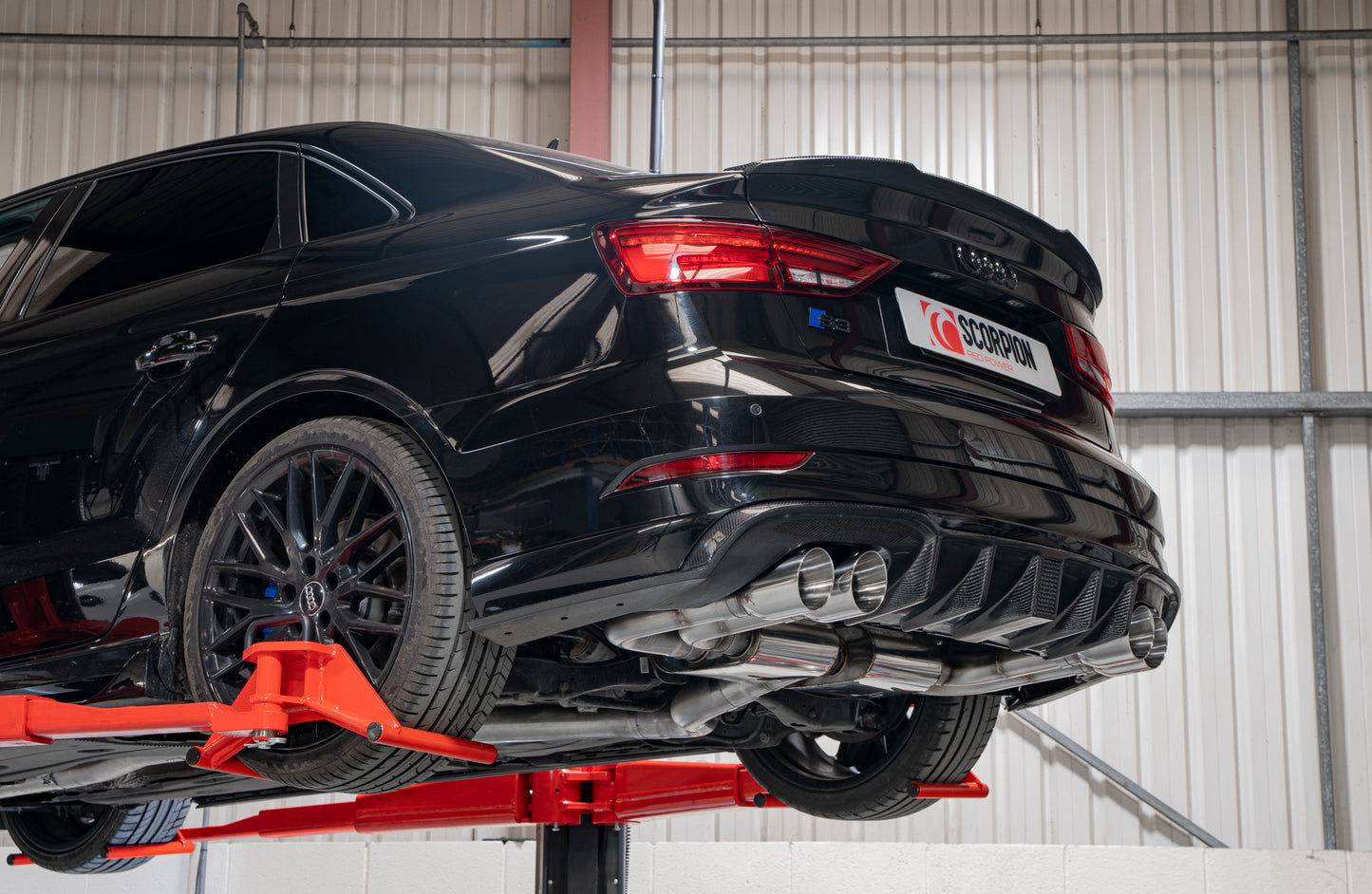 Scorpion SAU097 Audi S3 8V Resonated Cat/Gpf-Back System Without Valves | ML Performance EU EU