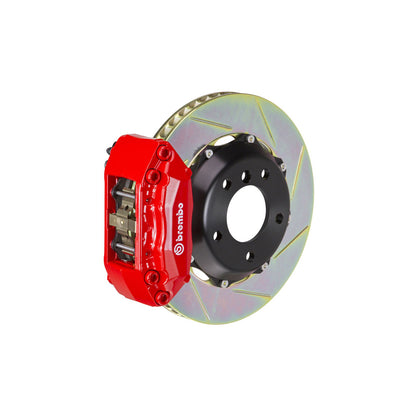 Brembo 1B2.7005A Chrysler Mercedes-Benz Front GT 4-Pistons Slotted 2-piece Big Brake Kit 332x32mm (Inc. Crossfire, W202, C/A208, W210)