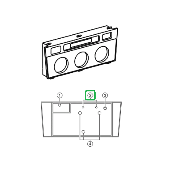 Genuine Lexus 90010-01035 IS Phase 1 Air Conditioning Control Bulb 2