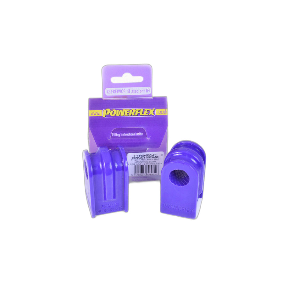 Powerflex PFF60-503-20 Renault Front Anti Roll Bar Bush 20mm (Inc. Megane II & Clio III) | ML Performance EU Car Parts