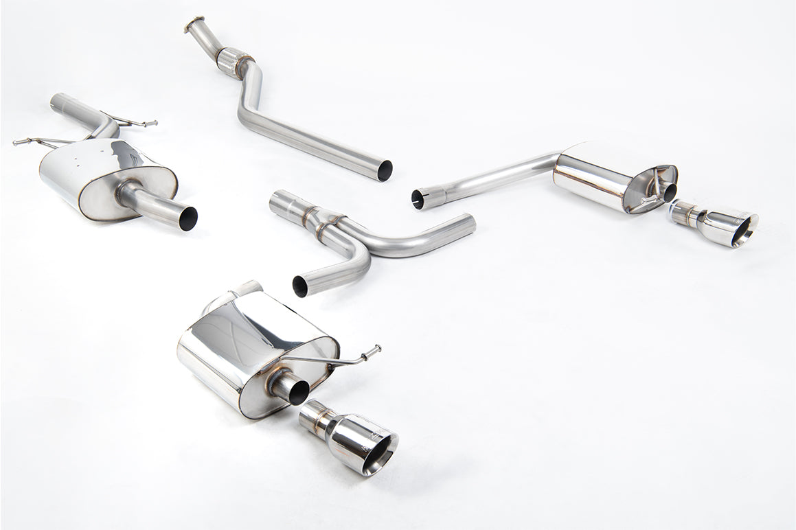 MillTek SSXAU248 Audi A4 Dual Outlet Cat-Back Exhaust