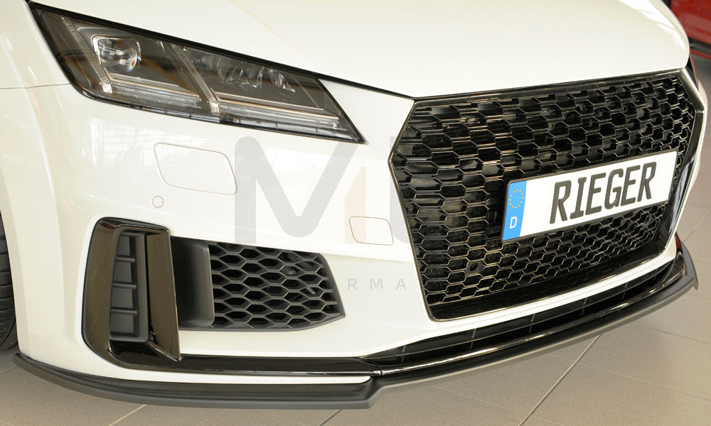 Rieger 00055180 Audi 8J-FV 8S Front Splitter (TT & TTS) 2 | ML Performance EU Car Parts
