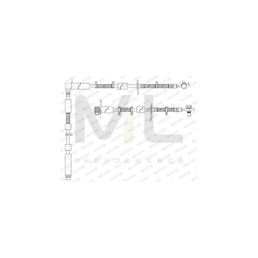 FERODO FHY3332 Brake Hose for LAND ROVER Range Rover Sport (L320) 620mm, 10 | ML Performance Car Parts