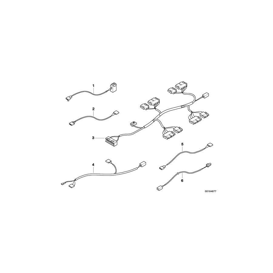 Genuine BMW 61113451717 E83 Wiring Set F Left Seat Adjustm./Lordosis (Inc. X3 3.0sd, X3 3.0d & X3 2.0d) | ML Performance EU Car Parts