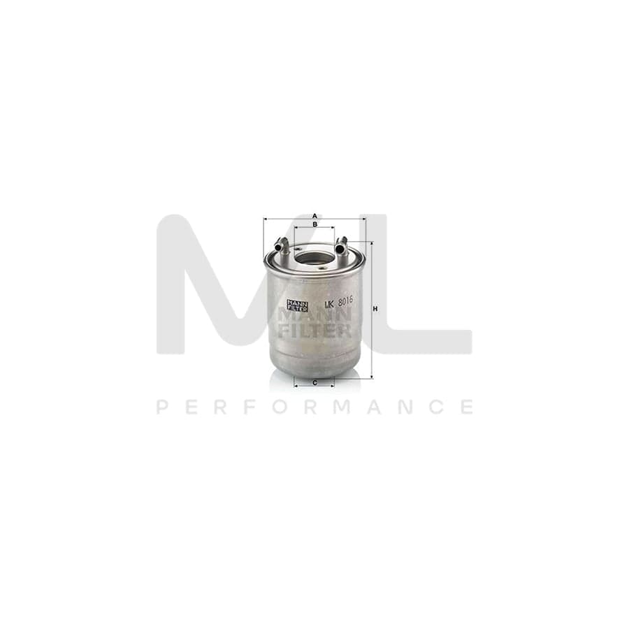 MANN-FILTER WK 8016 x Fuel filter with seal | ML Performance Car Parts