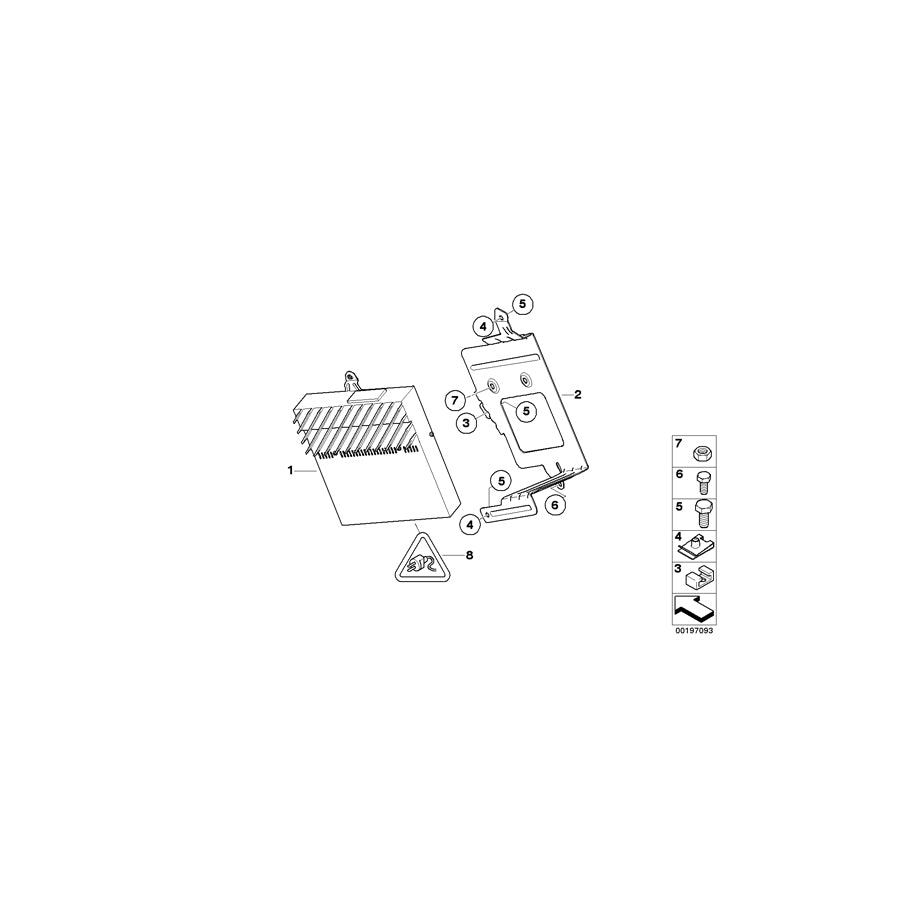 Genuine BMW Mini 61138364884 R56 E52 E83 Socket Housing, Grey 21 POL. (Inc. Cooper D ALL4 2.0, X3 2.0i & Z8) | ML Performance EU Car Parts