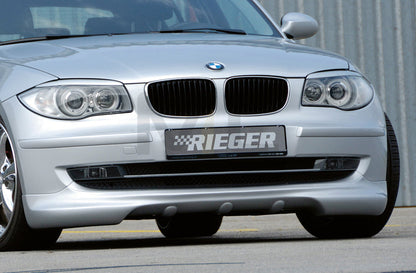 Rieger 00035022 BMW 1 Series E87 Front Splitter 1 | ML Performance EU Car Parts