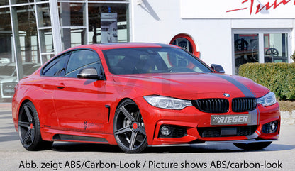 Rieger 00088086 BMW 4 Series F32 F33 F36 Front Splitter 8 | ML Performance EU Car Parts