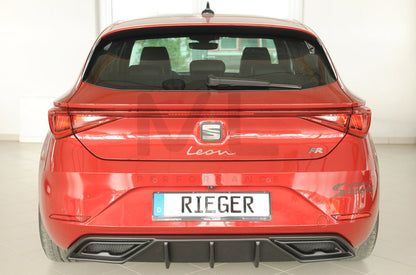 Rieger 00027055 SEAT Leon KL Rear Diffuser 7 | ML Performance EU Car Parts