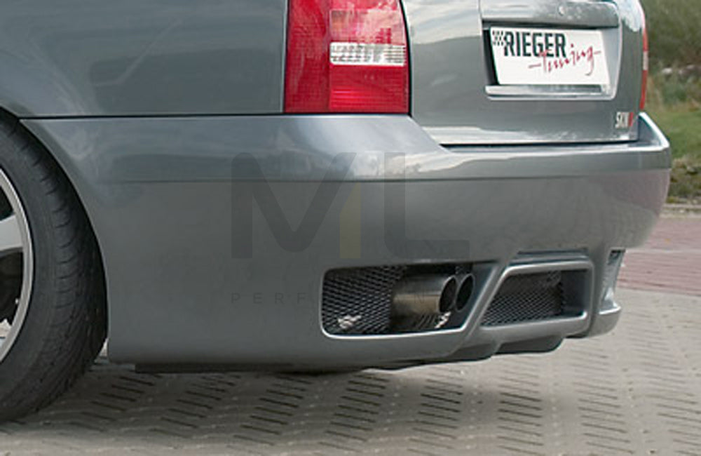 Rieger 00055057 Audi B5 A4 Rear Bumper 2 | ML Performance EU Car Parts
