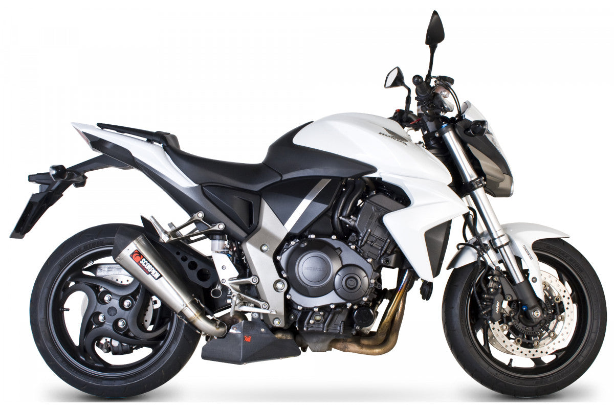 Scorpion RHA101SEO Honda CB1000 R Serket Taper Slip-On - Brushed Stainless Steel Sleeve | ML Performance EU EU