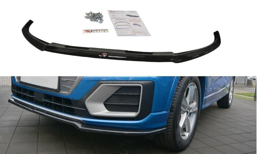 Maxton Design AU-Q2-1-FD1T Front Splitter Audi Q2 MK1 | ML Performance EU Car Parts