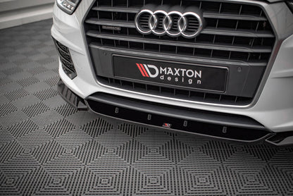 Maxton Design Audi Q3 S-Line 8U (Facelift) Front Splitter V.1