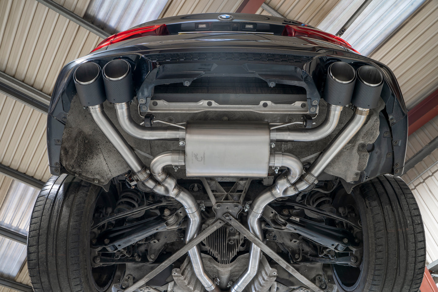 Scorpion SBM090CF BMW X3 M Half System With Valves | ML Performance EU EU