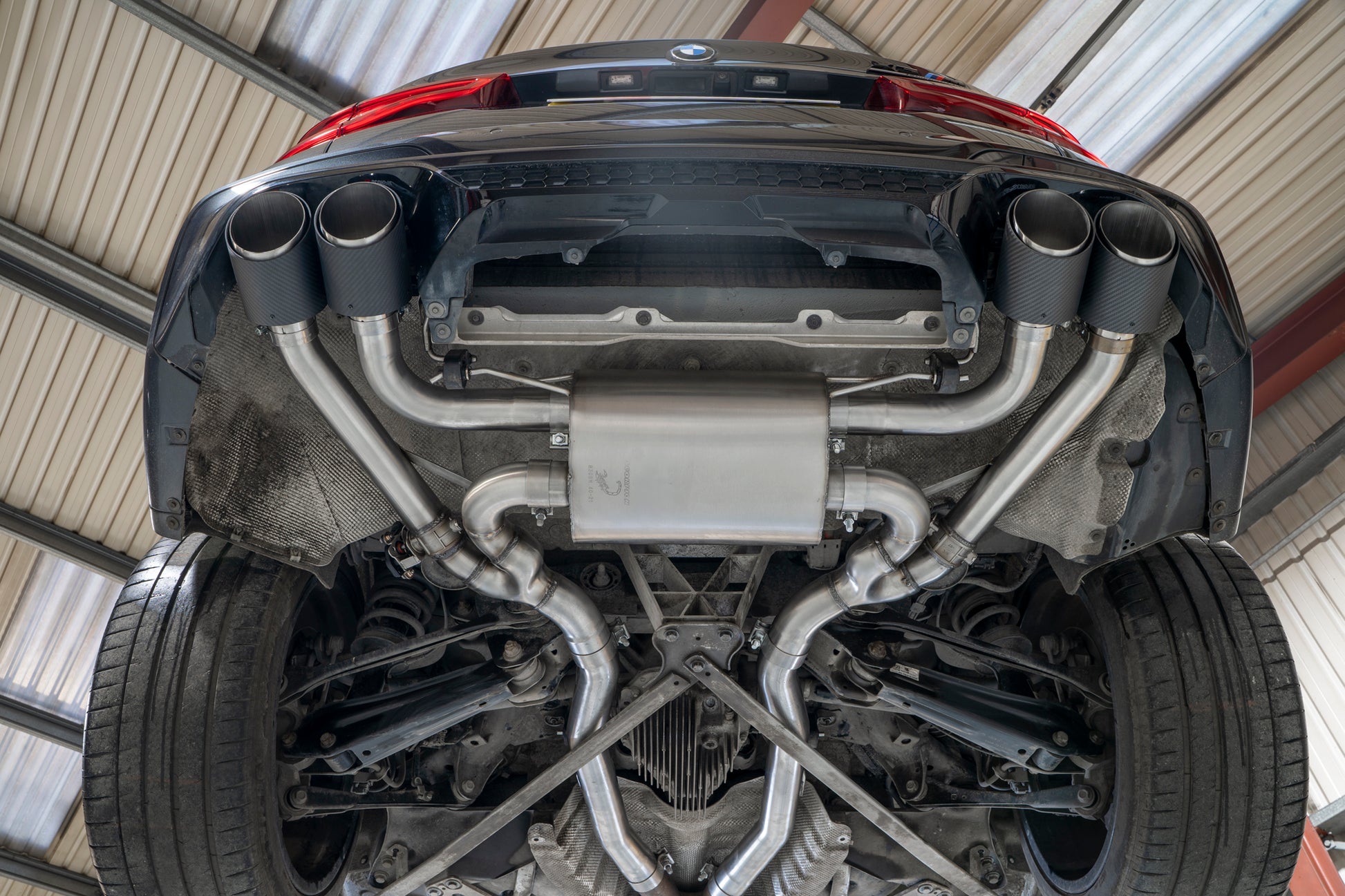 Scorpion SBM090CF BMW X3 M Half System With Valves | ML Performance EU EU