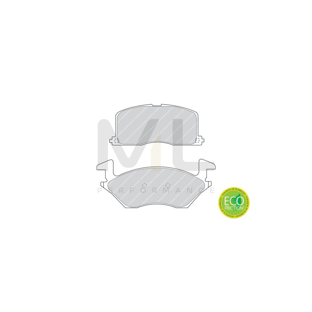 Ferodo Premier Eco Friction Fdb1393 Brake Pad Set Not Prepared For Wear Indicator, With Piston Clip, Without Accessories | ML Performance Car Parts