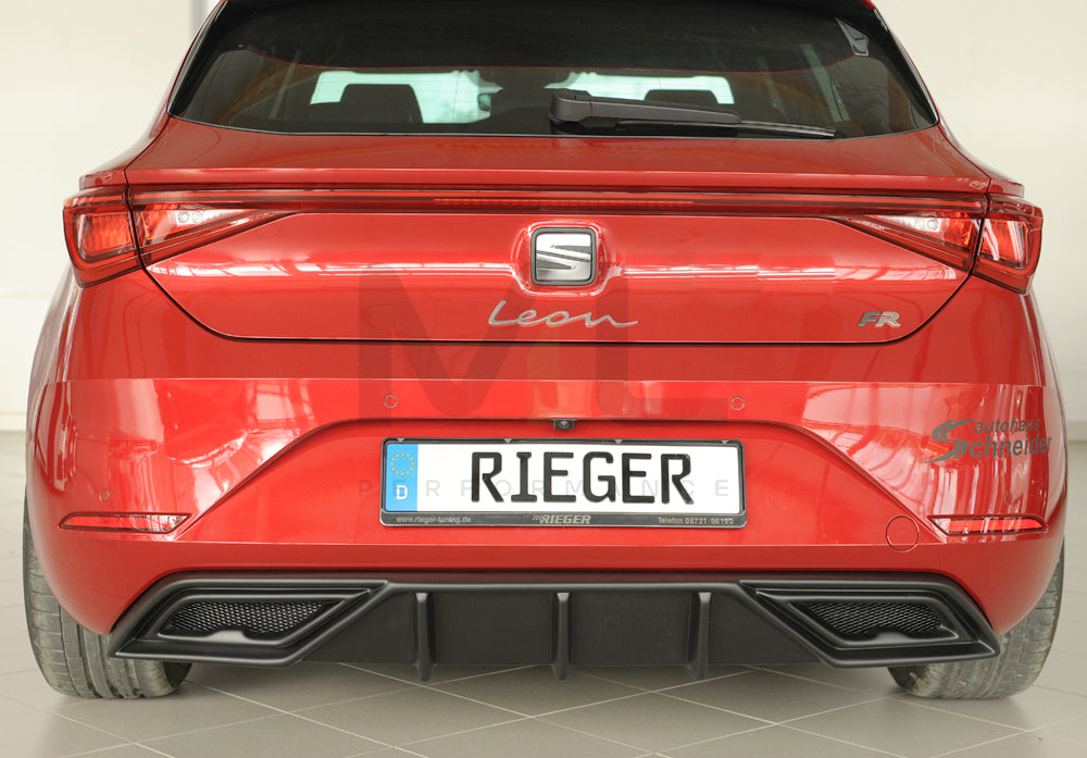 Rieger 00027055 SEAT Leon KL Rear Diffuser 5 | ML Performance EU Car Parts